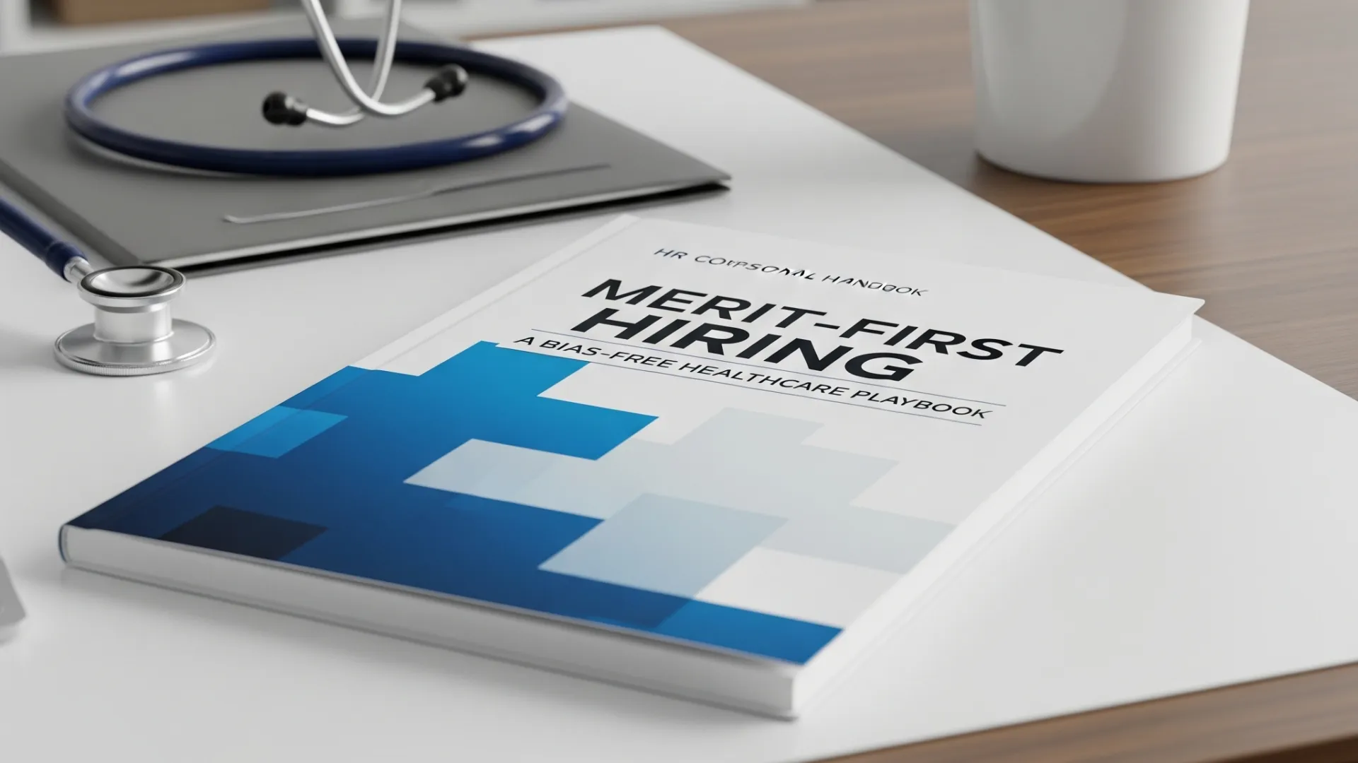 Healthcare leaders reviewing a merit-first hiring in healthcare process during a team meeting.